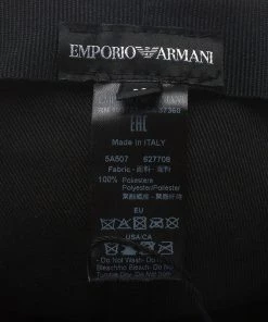 Emporio Armani Blue Monogram Baseball Cap Size M For Men -Emporio Armani sale luxury men emporio armani new travel p66637 006