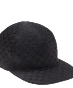 Emporio Armani Dark Grey Monogram Baseball Cap Size S For Men