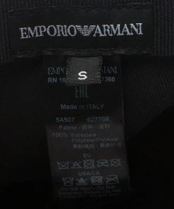 Emporio Armani Dark Grey Monogram Baseball Cap Size S For Men -Emporio Armani sale luxury men emporio armani new travel p66646 0005