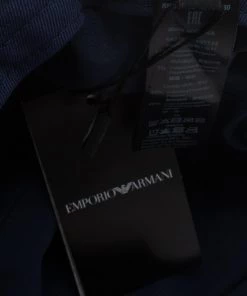 Emporio Armani Navy Blue Logo Baseball Cap Size L/XL For Men -Emporio Armani sale luxury men emporio armani new travel p78929 006