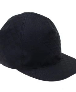 Emporio Armani Navy Blue Monogram Baseball Cap Size M For Men