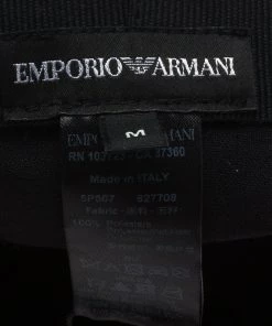 Emporio Armani Navy Blue Monogram Baseball Cap Size M For Men -Emporio Armani sale luxury men emporio armani new travel p78949 005