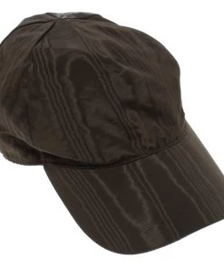 Emporio Armani Brown Moire Baseball Cap M For Men