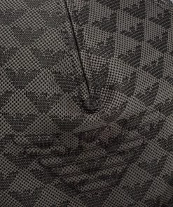 Emporio Armani Grey Monogram Logo Embroidered Baseball Cap L For Men -Emporio Armani sale luxury men emporio armani new travel p94117 005
