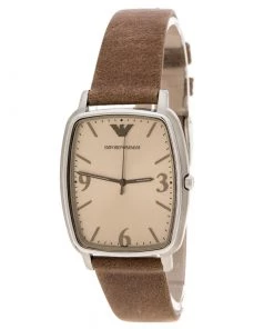 Emporio Armani Bronze Stainless Steel Epsilon AR2489 Men's Wristwatch 33 Mm For Men