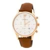 Emporio Armani Silver Dial Rose Gold Plated Stainless Steel AR11043 Chronograph Men's Wristwatch 43 Mm For Men -Emporio Armani sale luxury men emporio armani new watches p186772 005