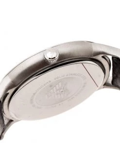 Emporio Armani Black Stainless Steel AR2480 Men's Wristwatch 43 Mm For Men -Emporio Armani sale luxury men emporio armani new watches p198198 002