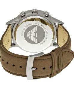 Emporio Armani Silver Stainless Steel AR2471 Men's Wristwatch 43MM For Men -Emporio Armani sale luxury men emporio armani new watches p44055 003