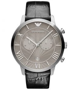 Emporio Armani Grey Stainless Steel AR1615 Men's Wristwatch 46MM For Men
