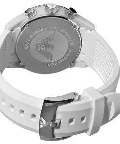 Emporio Armani White Stainless Steel AR1435 Men's Wristwatch 43MM For Men -Emporio Armani sale luxury men emporio armani new watches p44306 0003