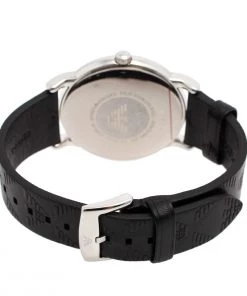 Emporio Armani Black Stainless Steel AR80012 Men's Bracelet & Wristwatch Set 43 Mm For Men -Emporio Armani sale luxury men emporio armani new watches p482705 001