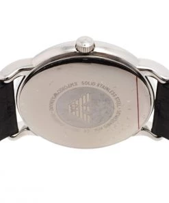 Emporio Armani Black Stainless Steel AR80012 Men's Bracelet & Wristwatch Set 43 Mm For Men -Emporio Armani sale luxury men emporio armani new watches p482705 002