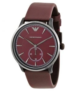 Emporio Armani Red Stainless Steel AR1801 Men's Wristwatch 38MM For Men