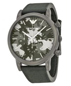 Emporio Armani Grey Stainless Steel AR1816 Men's Wristwatch 46MM For Men