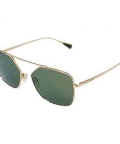Emporio Armani Pale Gold Tine/ Petrol Green EA 2053 Pilot Sunglasses For Men -Emporio Armani sale luxury men emporio armani used accessories p382048 002