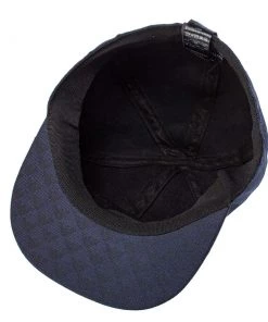 Emporio Armani Navy Blue Monogram Pattern Baseball Cap M For Women -Emporio Armani sale luxury men emporio armani used accessories p391119 003