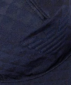 Emporio Armani Navy Blue Monogram Pattern Baseball Cap M For Women -Emporio Armani sale luxury men emporio armani used accessories p391119 1613394019 009