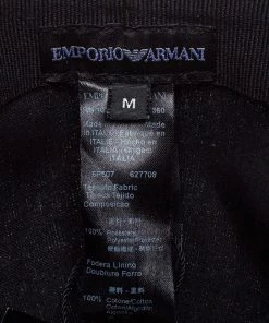 Emporio Armani Light Grey Monogram Pattern Baseball Cap M For Women -Emporio Armani sale luxury men emporio armani used accessories p391263 002