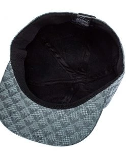 Emporio Armani Light Grey Monogram Pattern Baseball Cap M For Women -Emporio Armani sale luxury men emporio armani used accessories p391263 003