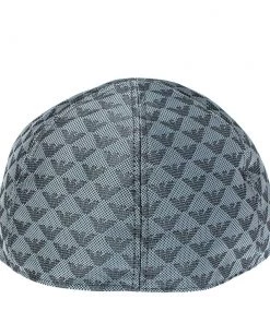 Emporio Armani Light Grey Monogram Pattern Baseball Cap M For Women -Emporio Armani sale luxury men emporio armani used accessories p391263 005