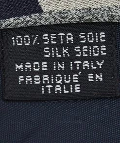 Emporio Armani Vintage Multicolor Check Print Silk Tie For Men -Emporio Armani sale luxury men emporio armani used accessories p594682 004