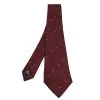 Emporio Armani Red Logo Silk Jacquard Tie For Men -Emporio Armani sale luxury men emporio armani used accessories p594694 001