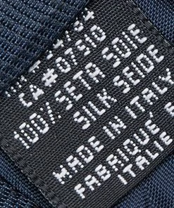 Emporio Armani Navy Blue Logo Silk Jacquard Tie For Men -Emporio Armani sale luxury men emporio armani used accessories p605041 004