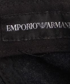 Emporio Armani Emprio Armani Black Cady Logo Embroidered Baseball Cap For Men 11 Emporio Armani Emprio Armani Black Cady Logo Embroidered Baseball Cap For Men -Emporio Armani sale luxury men emporio armani used accessories p630537 004