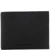 Emporio Armani Black Leather Bifold Wallet For Men