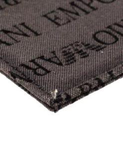 Emporio Armani Grey/Black Leather Card Holder For Men -Emporio Armani sale luxury men emporio armani used bags p308125 008