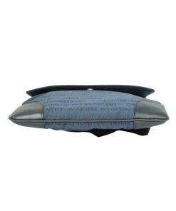 Emporio Armani Blue/Black Leather Logo Messenger Bag For Men -Emporio Armani sale luxury men emporio armani used bags p308227 001