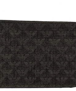 Emporio Armani Black Signature Coated Canvas Bifold Compact Wallet For Men -Emporio Armani sale luxury men emporio armani used bags p330072 003