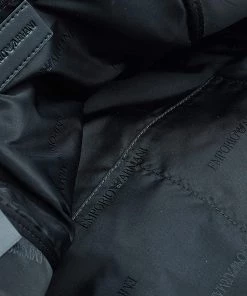 Emporio Armani Black Logo Print Synthetic Leather Backpack For Men 19 Emporio Armani Black Logo Print Synthetic Leather Backpack For Men -Emporio Armani sale luxury men emporio armani used bags p600792 002