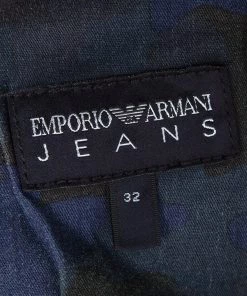 Emporio Armani Indigo Dark Wash Denim Straight Fit Jeans M For Men -Emporio Armani sale luxury men emporio armani used clothes p100368 004