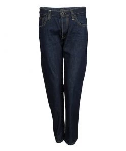 Emporio Armani Jude Indigo Dark Wash Denim Straight Fit Jeans S For Men