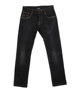 Emporio Armani Black Faded Effect Denim Jude Jeans S For Men