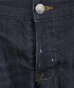 Emporio Armani Indigo Dark Wash Denim Faded Effect Distressed Jeans XL For Men 12 Emporio Armani Indigo Dark Wash Denim Faded Effect Distressed Jeans XL For Men -Emporio Armani sale luxury men emporio armani used clothes p112695 004