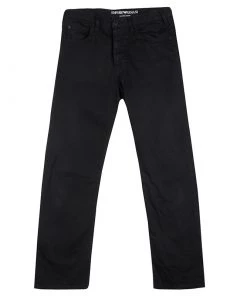 Emporio Armani Black Basic Fit Sean Denim Pants S For Men