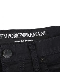 Emporio Armani Black Basic Fit Sean Denim Pants S For Men -Emporio Armani sale luxury men emporio armani used clothes p119564 0004