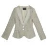 Emporio Armani Gold Tweed Jacket S For Men