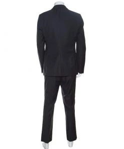 Emporio Armani David Line Grey Wool Tailored Suit 3XL For Men -Emporio Armani sale luxury men emporio armani used clothes p151081 0003