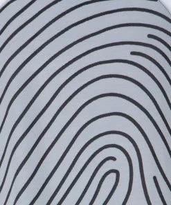 Emporio Armani White Cotton Blend Fingerprint Printed V Slit Neck T-shirt M For Men -Emporio Armani sale luxury men emporio armani used clothes p224664 005