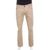 Emporio Armani Beige Cotton Regular Fit Pants M For Men