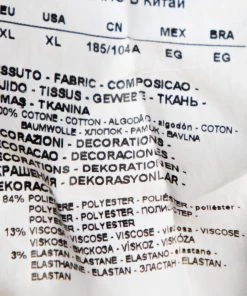 Emporio Armani Navy Blue Cotton Mesh Logo Detail T Shirt XL For Men -Emporio Armani sale luxury men emporio armani used clothes p275074 004