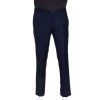 Emporio Armani Navy Blue Textured Wool Trousers L For Men
