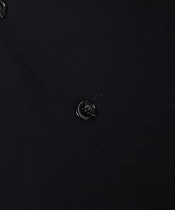 Emporio Armani Black Stretch Wool Sean Line Blazer S For Men -Emporio Armani sale luxury men emporio armani used clothes p295899 003