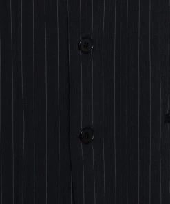 Emporio Armani Black Pin Striped Wool Blend Tailored Suit XXL For Men -Emporio Armani sale luxury men emporio armani used clothes p297176 011