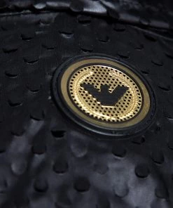 Emporio Armani Black Perforated Emile Line Jacket XL For Men -Emporio Armani sale luxury men emporio armani used clothes p297854 001