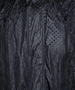 Emporio Armani Black Perforated Emile Line Jacket XL For Men -Emporio Armani sale luxury men emporio armani used clothes p297854 006