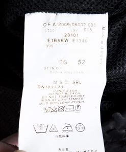 Emporio Armani Black Perforated Emile Line Jacket XL For Men -Emporio Armani sale luxury men emporio armani used clothes p297854 008